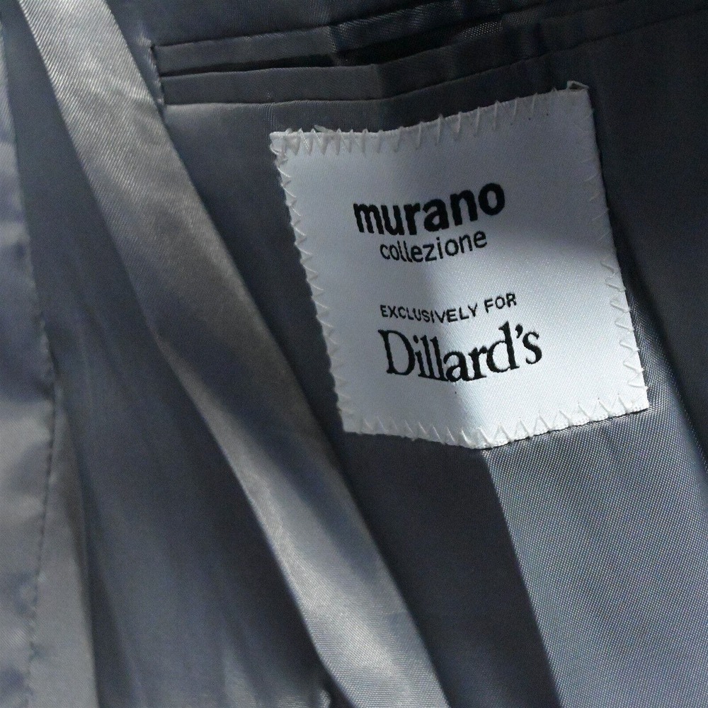 Murano 43r | 44r Green Gray Check 2 Button Blazer… - image 7